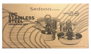 7PCS COOKWARE SET S/STEEL