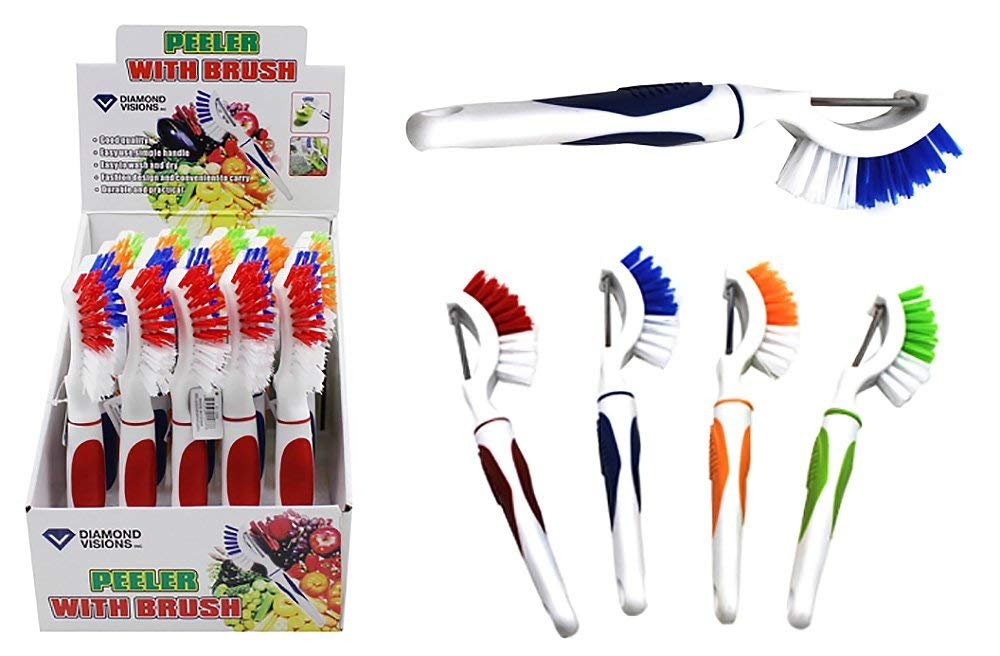 PEELER WITH SCRUB BRUSH