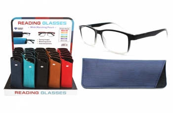 READIN GLASSES W/POUCH