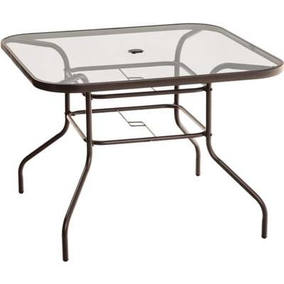 40'' BRN SQR WINDSOR TABLE