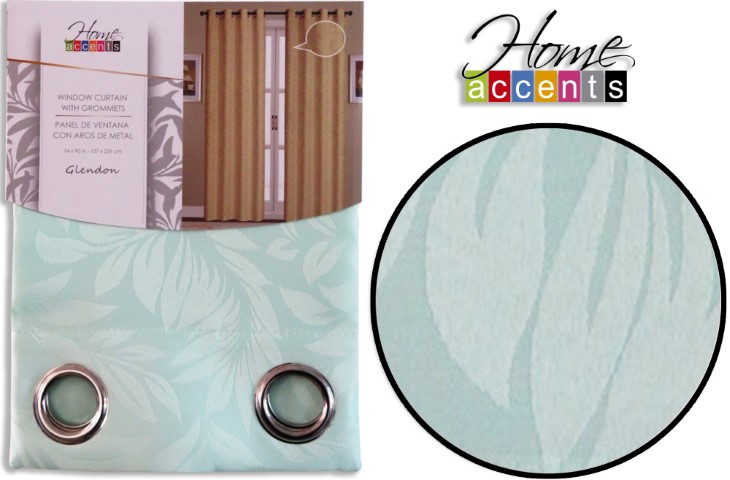 54X90 "SKY BLUE GLENDON CURTAIN