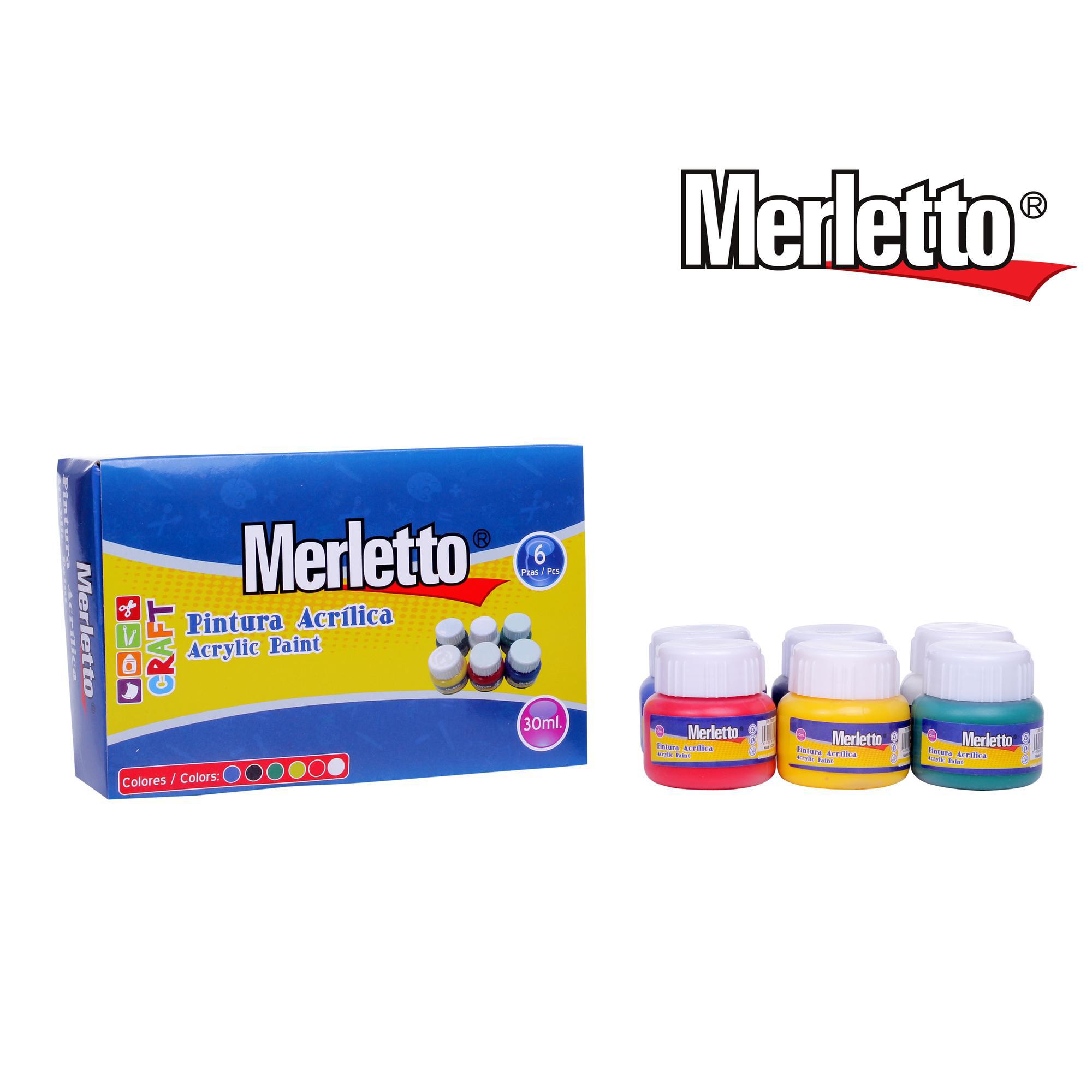 ACRYLIC PAINT SET 30ML 6PCS