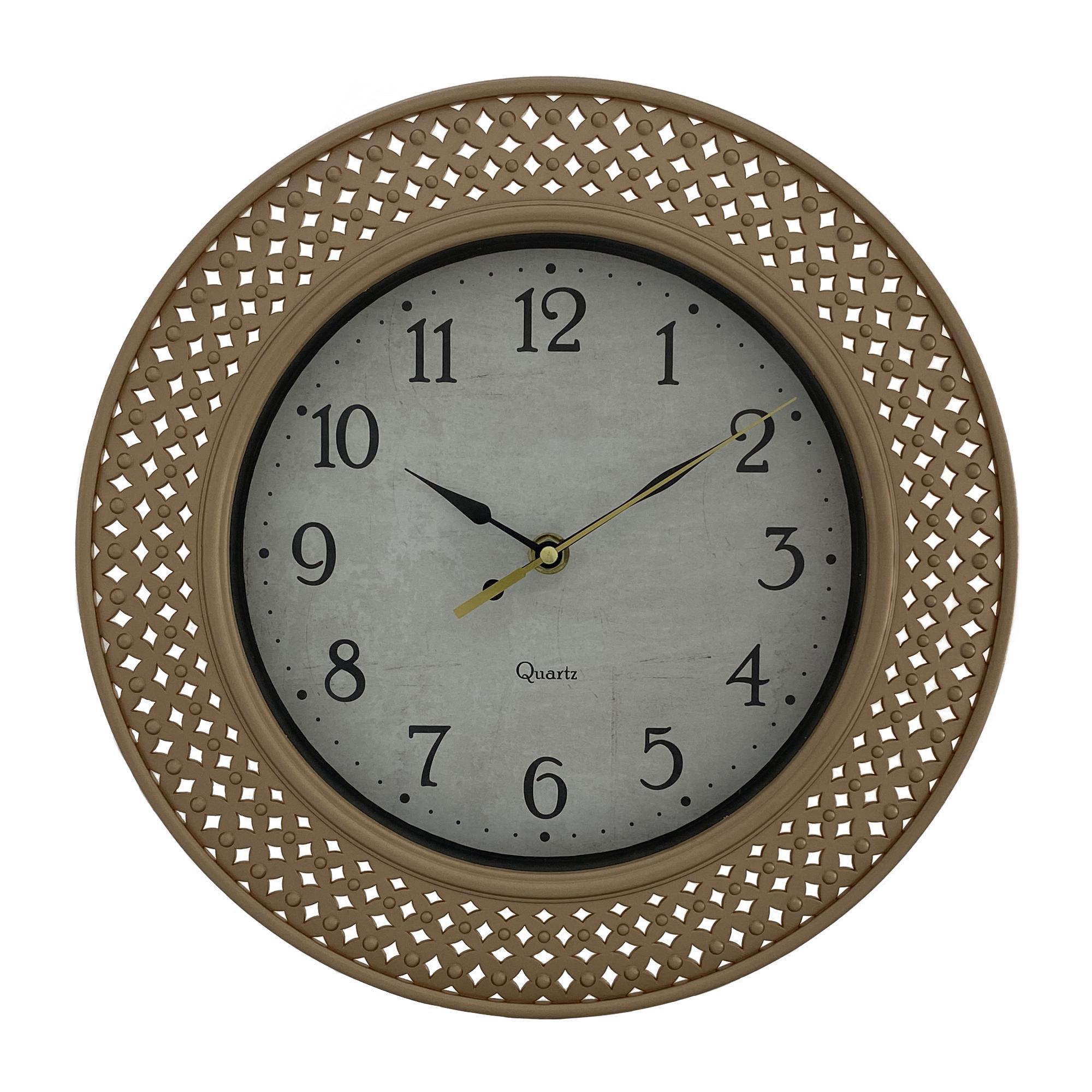 12" GOLD WALL CLOCK