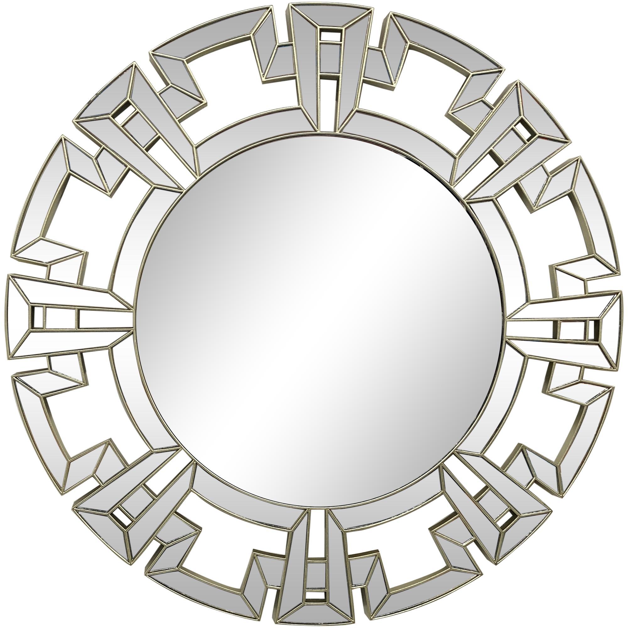 22" SILVER CIRCLE MIRROR