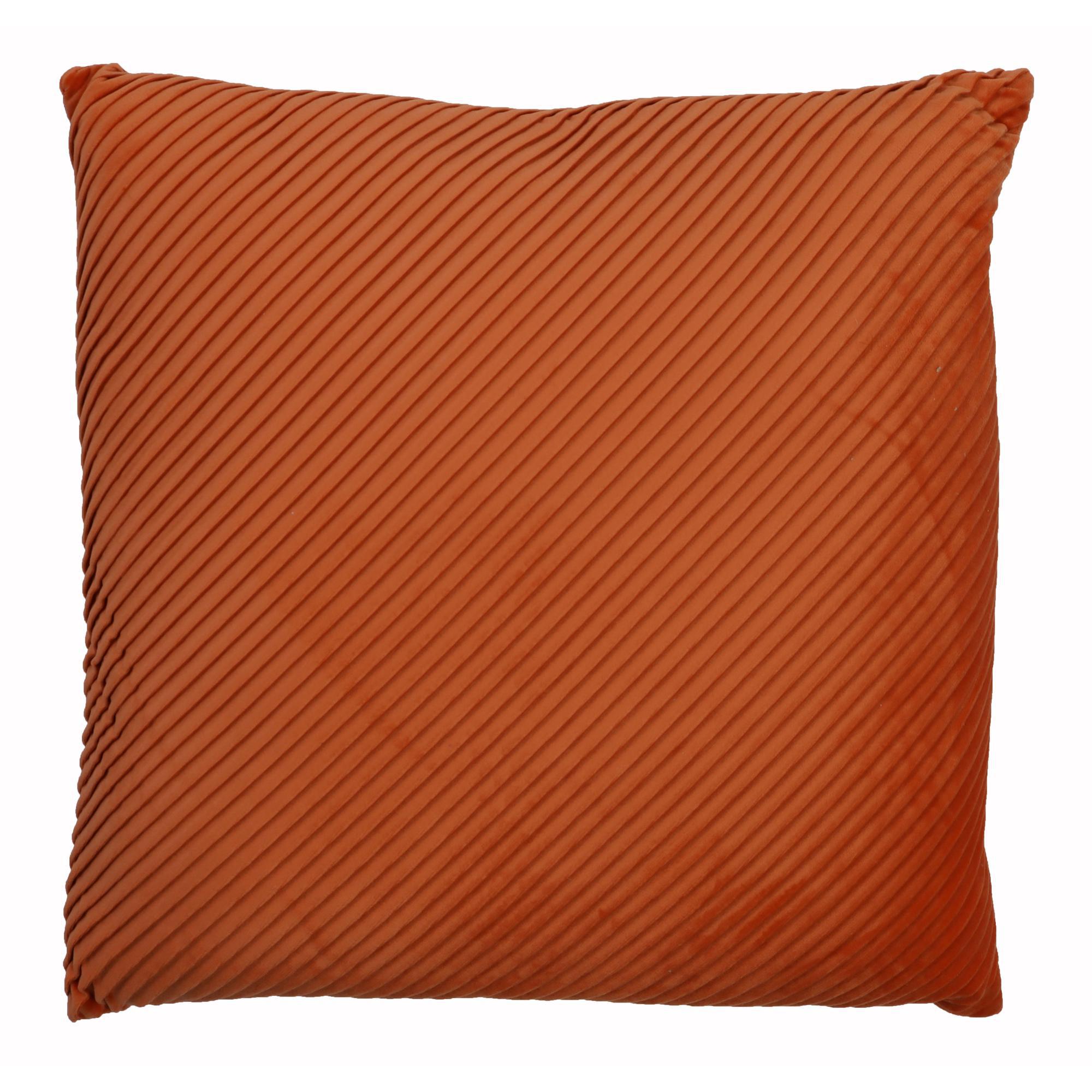 18X18 ORANGE SOLID CUSHION