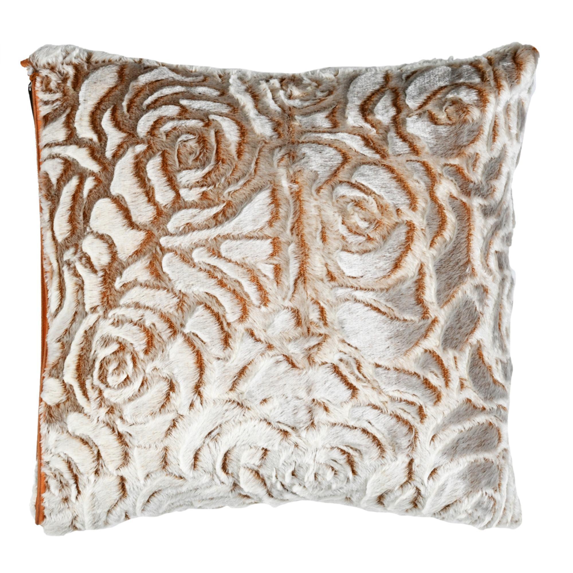 16X16 BROWN CUSHION