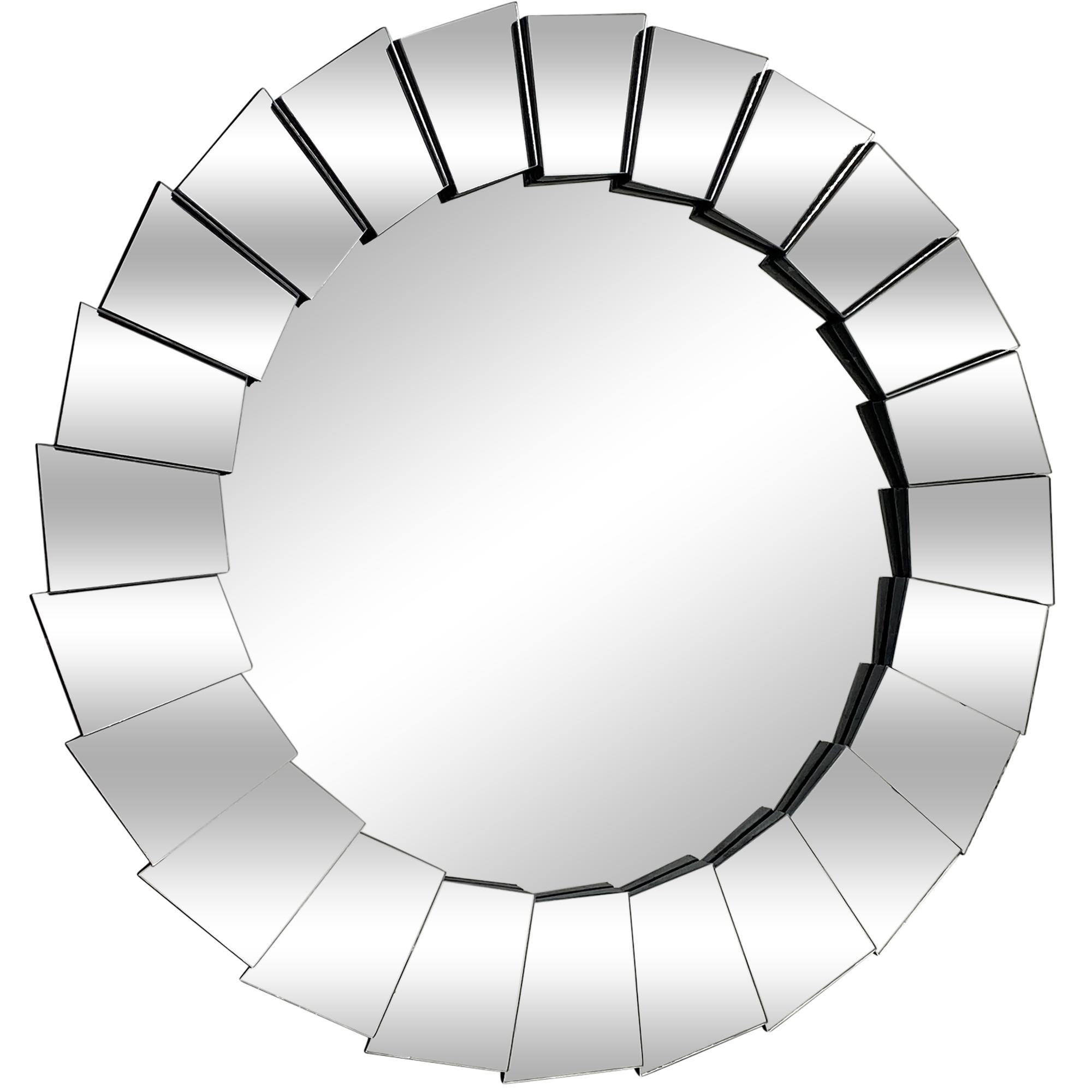 16" SILVER WALL MIRROR