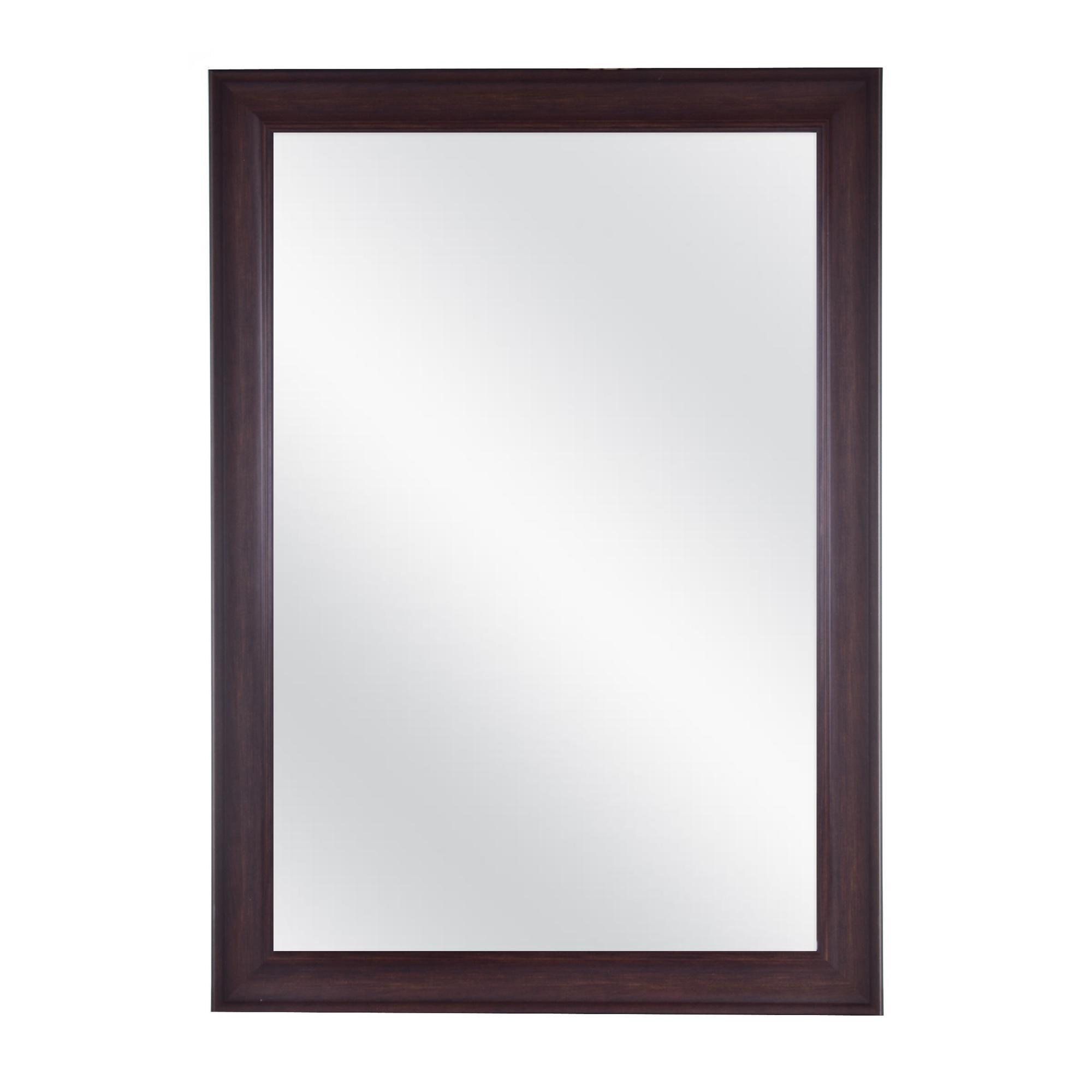 24X36 BRWN SQURE MIRROR