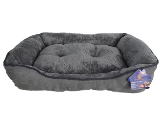 MED GREY PET BED