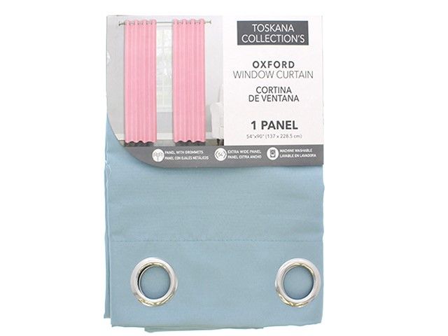 BLUE OXFORD CURTAIN