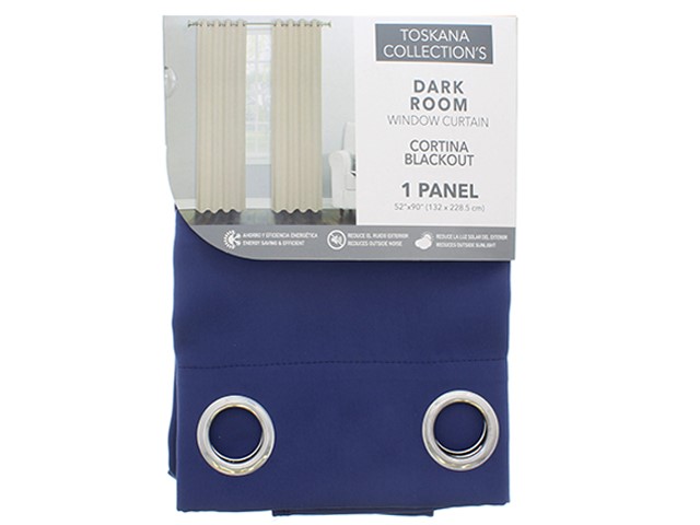 SOLID MATTE BLACKOUT CURTAIN
