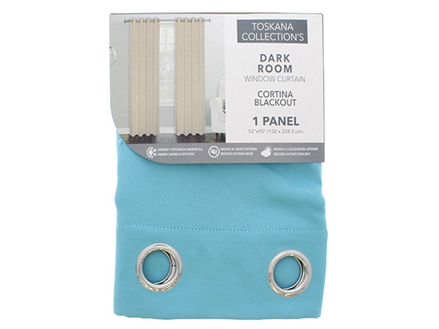 #12SOLID MATTE BLACKOUT CURTAIN