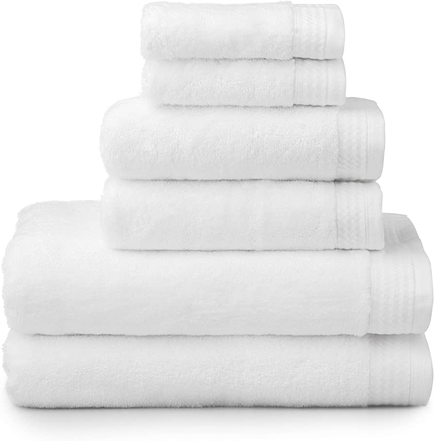 6PC WHT MADISON TOWEL SET