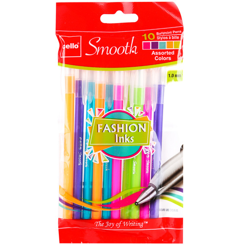10CT FASHION COLOR PENS