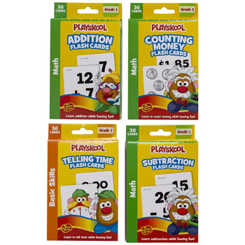 36CT PLAYSKOOL MATH FLASH CD