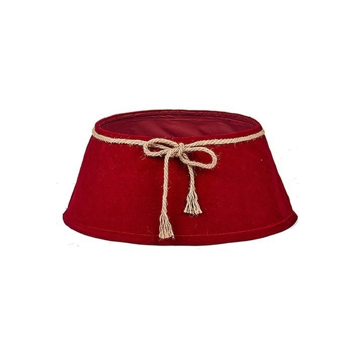 RED TREE SKIRT 56CM .