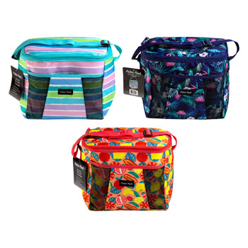 INSULATED COOLER PRNTD 24CAN ASS
