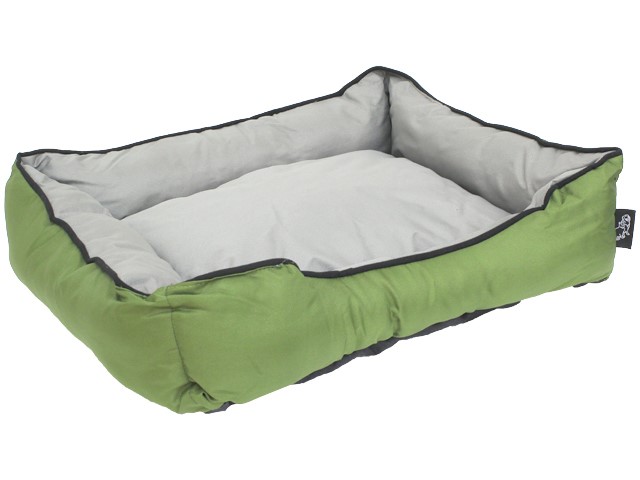 PET BED GREY/GREEN