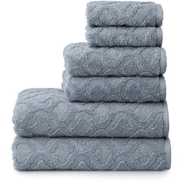 6PC LGHT-BLU ATHENA TOWEL SET