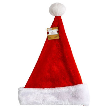 SANTA HAT DELUXE PLUSH