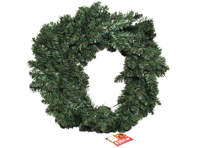 GREEN WREATH 24IN