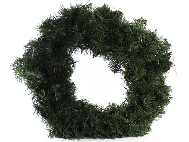 24" GREEN WREATH 200TIPS