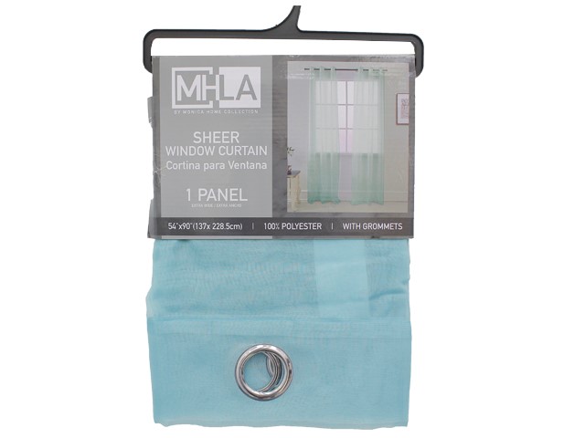 MINT SOLID SHEER VOILE PANEL