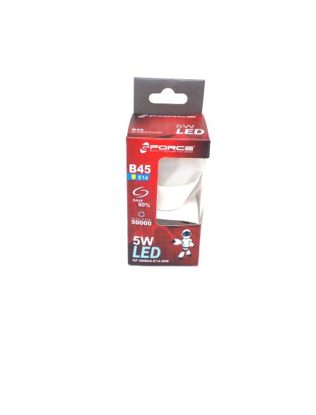 LED E14 BULB 5WB45 WARM WHT