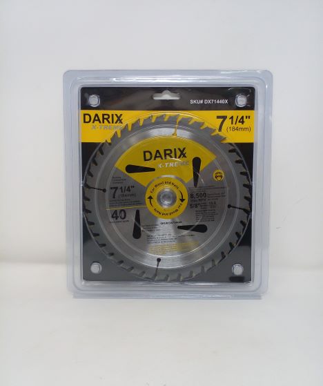 7-1/4X40TX7/8 TCT SAW BLADE