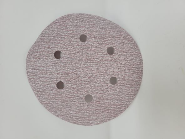 6"&nbsp;&nbsp;VELCRO DISC W/HOLE 80GRT