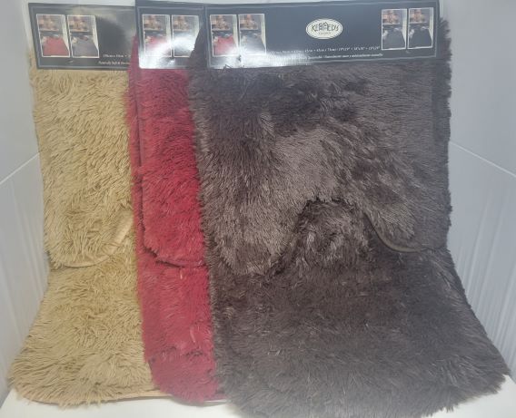 3PC ASST BATH CARPETS SET