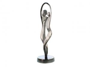 JOINED COUPLE SCULPTURE SILVER