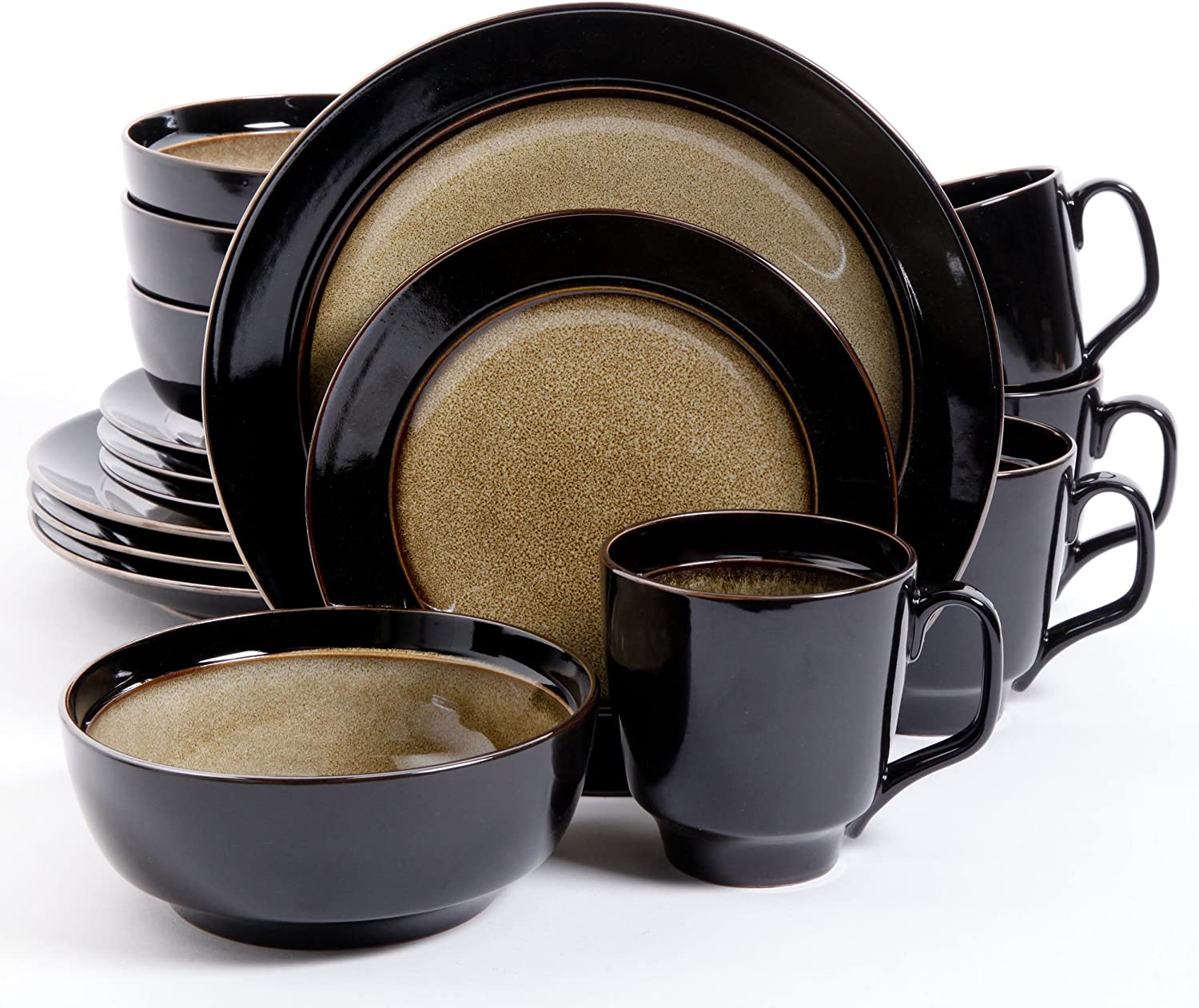 16PC DW TAUPE/BLK SET