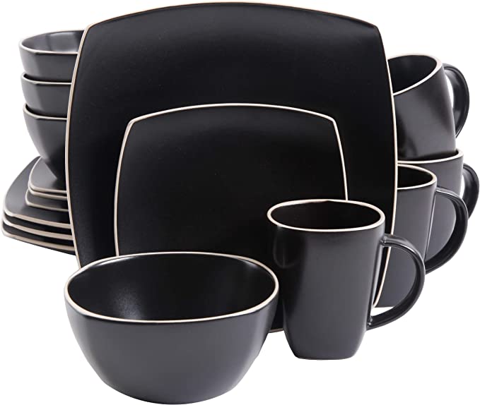 16PC SQ D/WARE S/MATTE SET