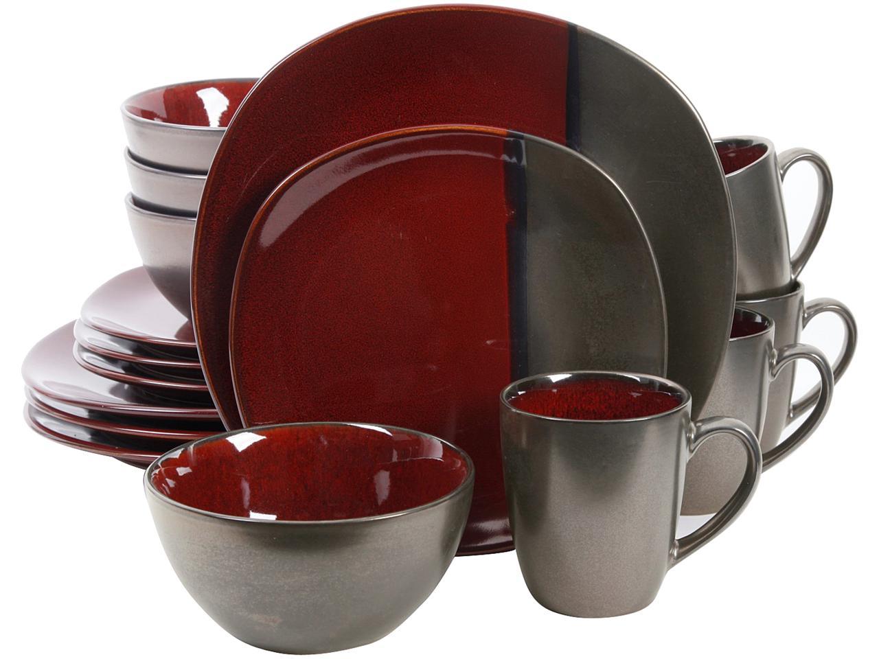 16PC SOFT SQ DW RED SET