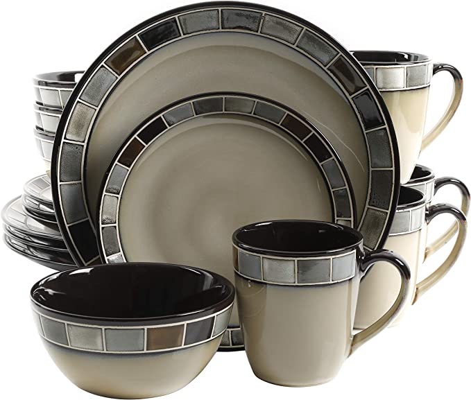 16PC D/WARE SET GREY