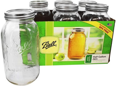 1/2GAL W/M MASON JAR