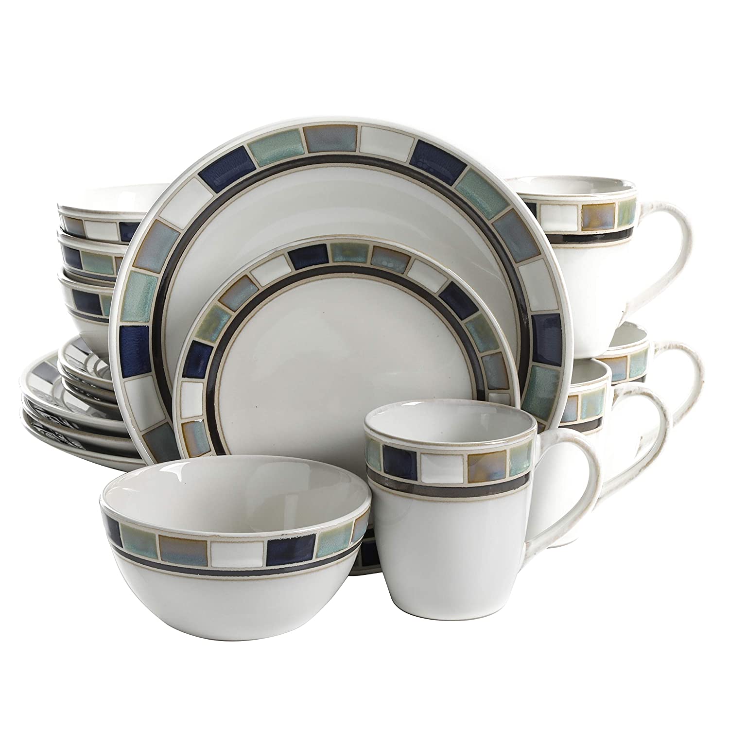 16PC DINNERWARE SET BLUE
