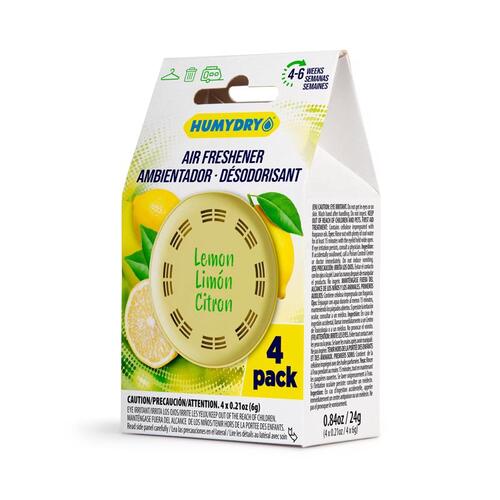 AIR FRESHENER LEMON 4PK
