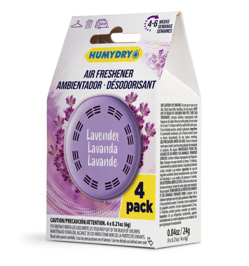 AIR FRESHENER LAVENDER 4PK