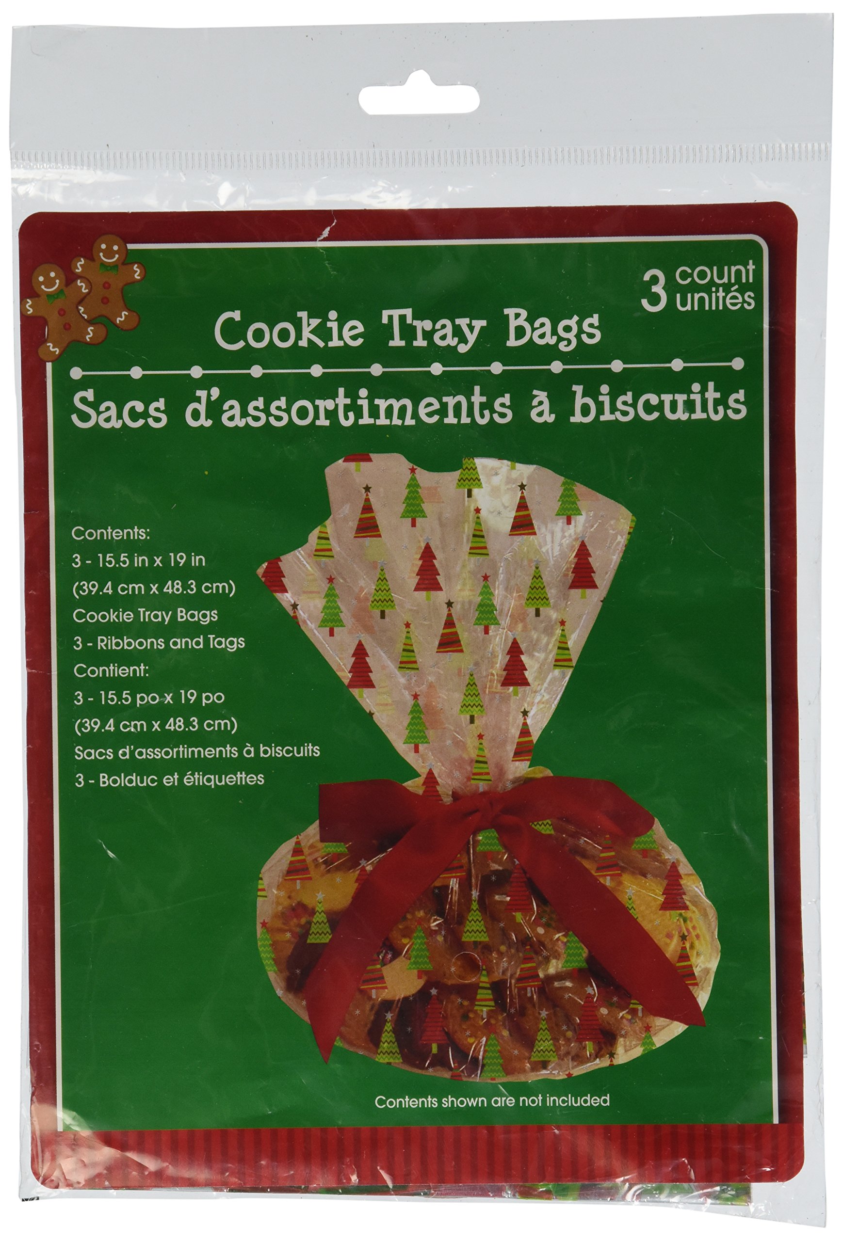 CHRISTMAS COOKIE TRAY W/BAG