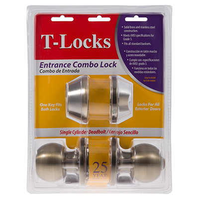 SINGLE CYLINDER KNOB LOCKSET