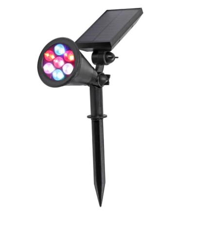 SOLAR LED GARDEN LIGHT RGB