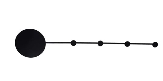 MATT BLACK LED WALL LAMP