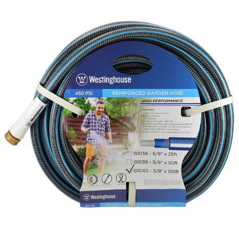 REINFORCED HOSE 5/8 100FT 5PLY