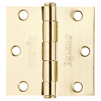 3" BRASS PLATED HINGE