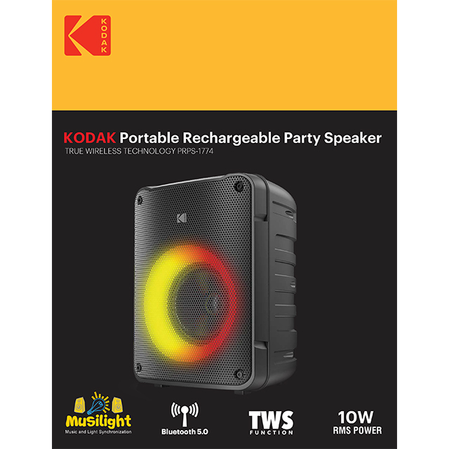 PORTABLE RECHARGEABLE SPEAKER