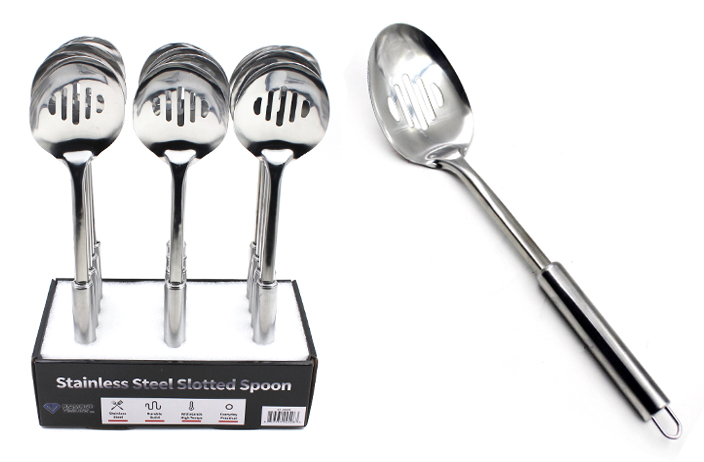 SS SLOTTED SERVIN SPOON