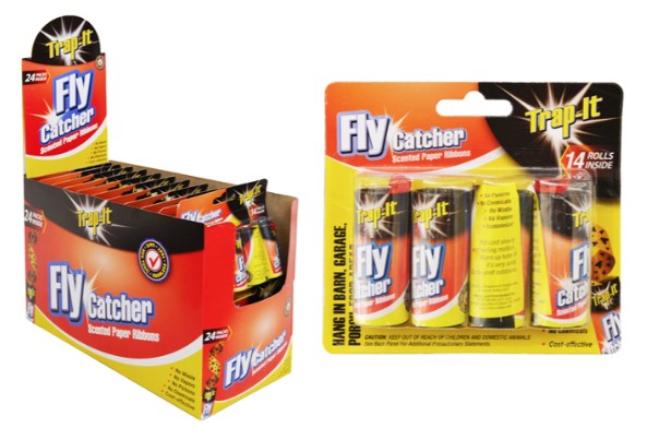 FLY CATCHER PAPER RIBBON 4PK