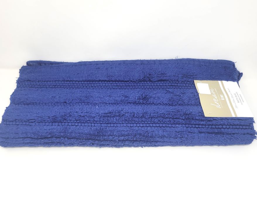 20X30'' COTTON NAVY RUG